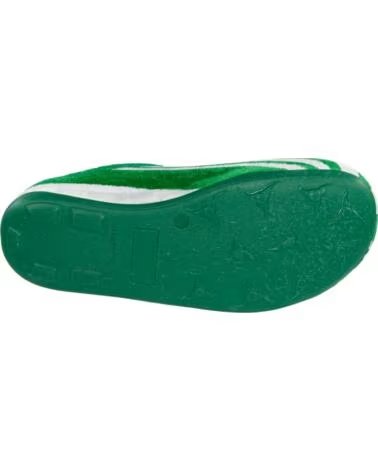 SEVILLAS PANTOUFLE ENFANT REAL BETIS BALOMPIE COTON SEMELLE CAOUTCHOUC ANTIDÉRAPANTE VERDE