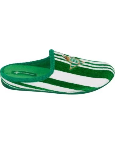 SEVILLAS CHINELO INFANTIL REAL BETIS BALOMPIE ALGODAO SOLA DE BORRACHA VERDE
