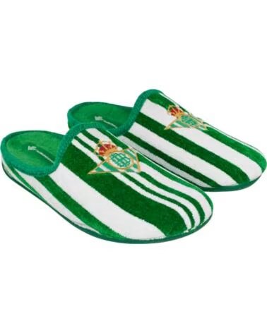 SEVILLAS CHINELO INFANTIL REAL BETIS BALOMPIE ALGODAO SOLA DE BORRACHA VERDE