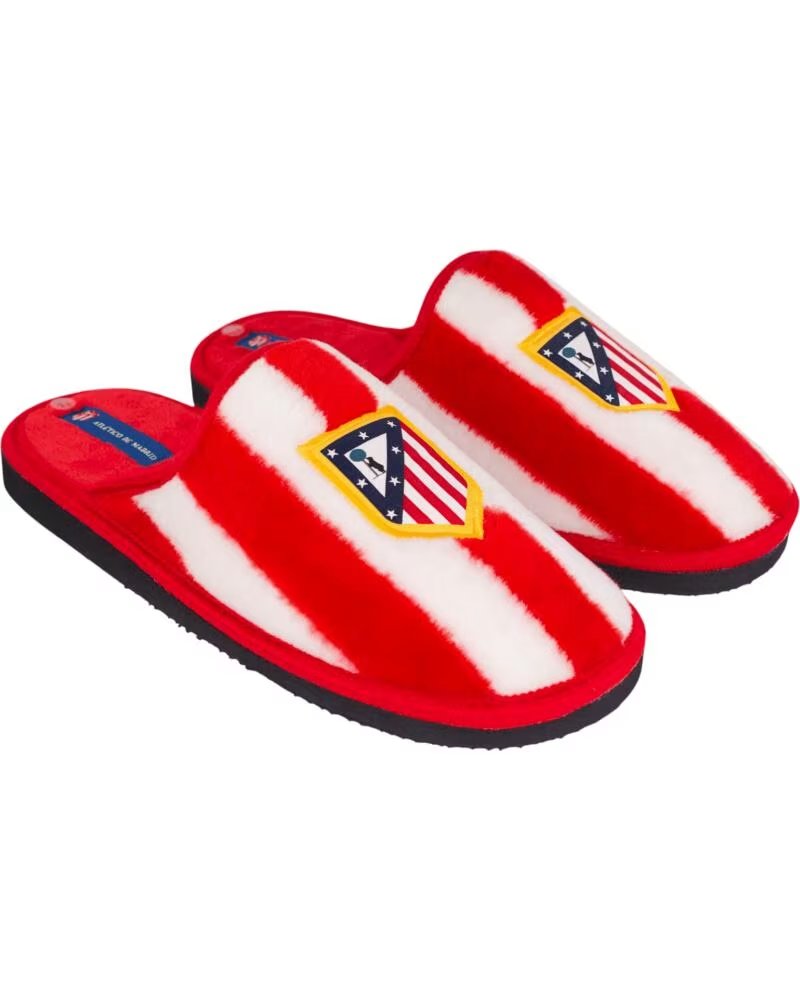 SEVILLAS PANTOUFLE ENFANT ATLETICO DE MADRID EN COTON AVEC SEMELLE EVA ANTIDÉRAPANTE AZUL