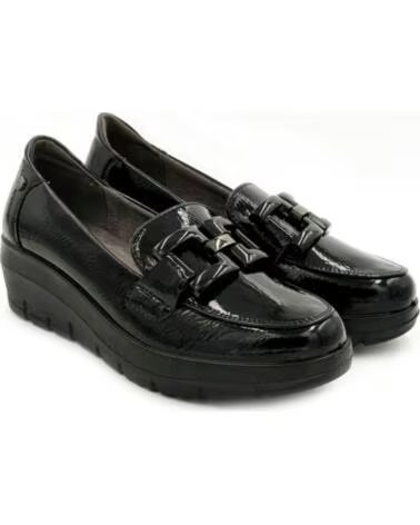 MYSOFT MOCASSINS FEMME 585 COMPENSÉS NOIR NEGRO
