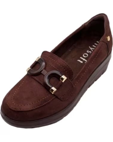 MYSOFT MOCCASINS 580 MARRON MARRóN