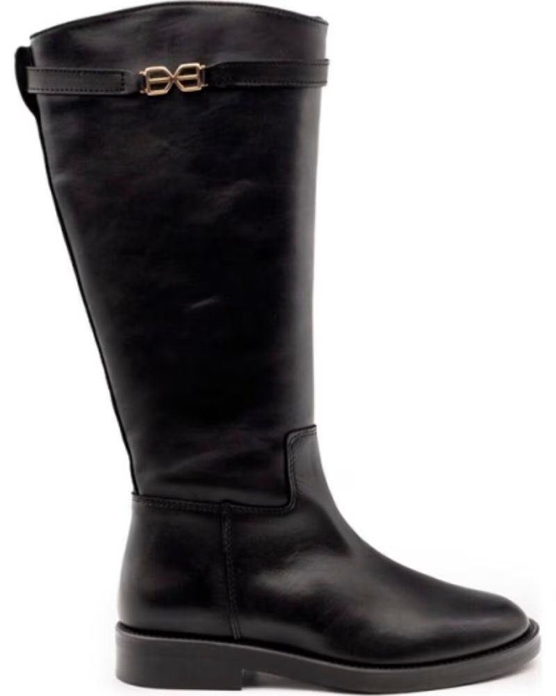 VEXED VALBOA BOTAS PLANAS MULHER NEGRO