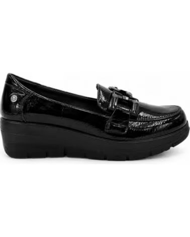 MYSOFT MOCASSINS FEMME 585 COMPENSÉS NOIR NEGRO