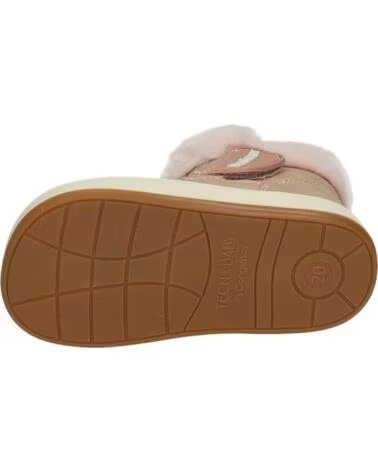 CONGUITOS Botines barefoot para bebe TESH520001 Fur BEIG