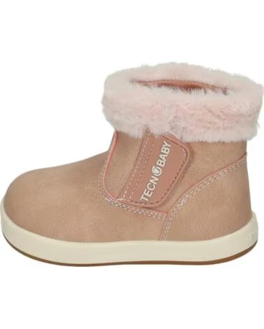 CONGUITOS Botines barefoot para bebe TESH520001 Fur BEIG