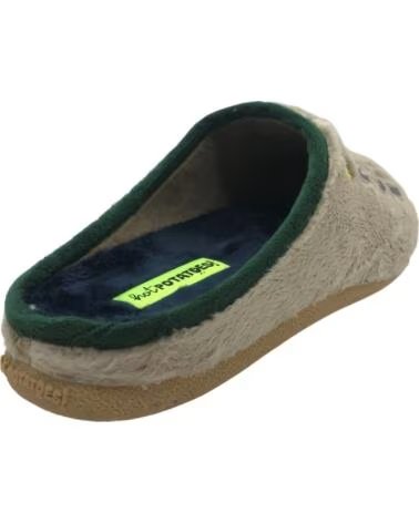 GIOSEPPO Zapatillas casa hombre Hot Potatoes 80949 beige con dibujo BEIGE