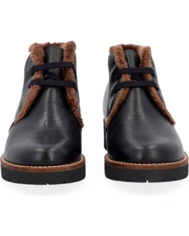 PITILLOS BOTINES PLANOS MUJER 11566 NEGRO