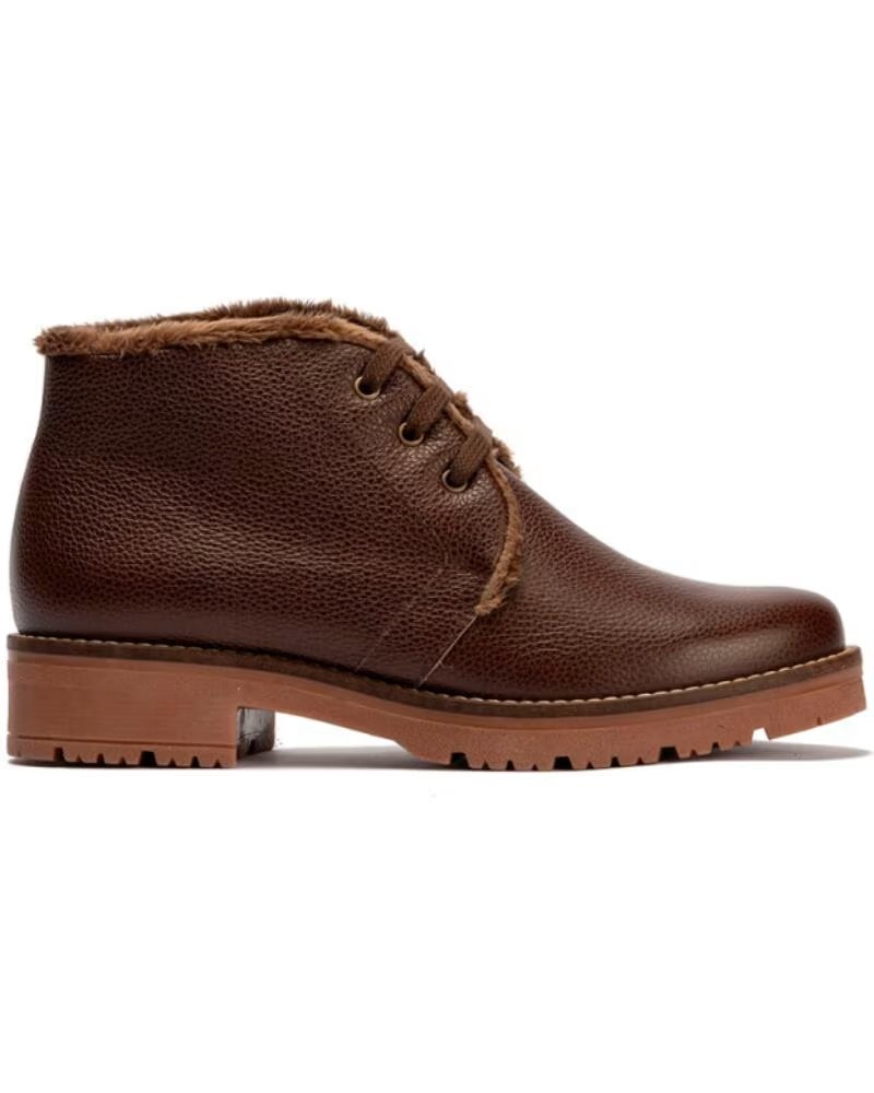 PITILLOS 11566 BOTINES PLANOS CON PELO MARRóN