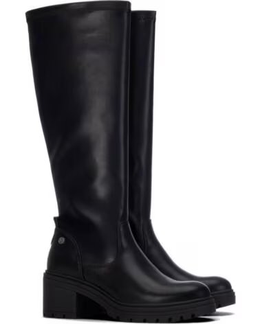 XTI Botas de Tacon Mujer 146042 Negro NEGRO