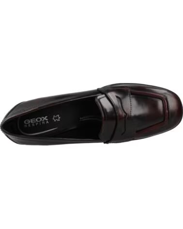 GEOX Mocasines Mujer Modelo D Teulada Color Burdeos C7011