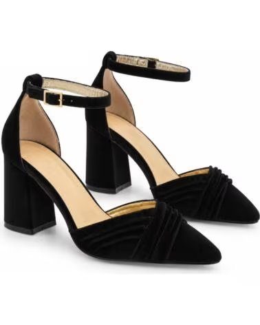 MONTEVITA ARANJUEZZA HIGH HEEL SANDALS BLACK