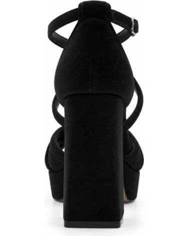 MONTEVITA BARINA BLACK HIGH HEEL SANDALS