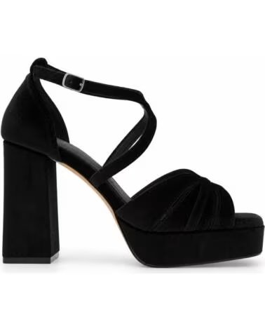 MONTEVITA BARINA BLACK HIGH HEEL SANDALS