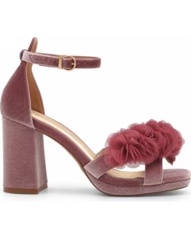 MONTEVITA CAPRIZA BLOCK HEEL SANDALS PINK