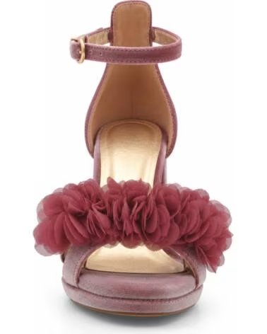MONTEVITA CAPRIZA BLOCK HEEL SANDALS PINK