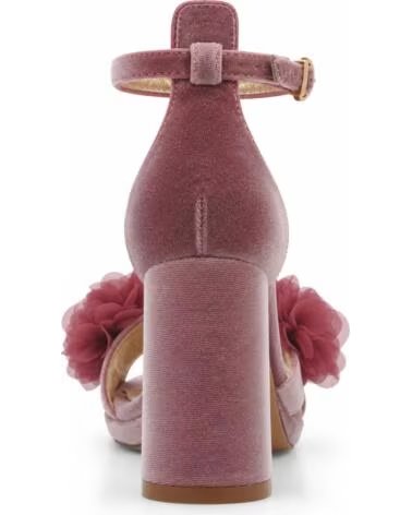 MONTEVITA CAPRIZA BLOCK HEEL SANDALS PINK