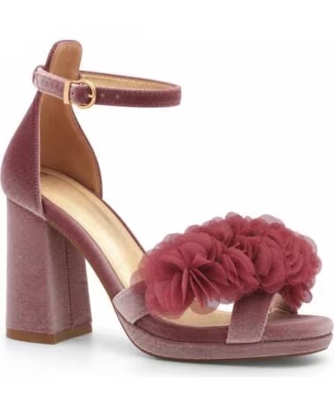 MONTEVITA CAPRIZA BLOCK HEEL SANDALS PINK