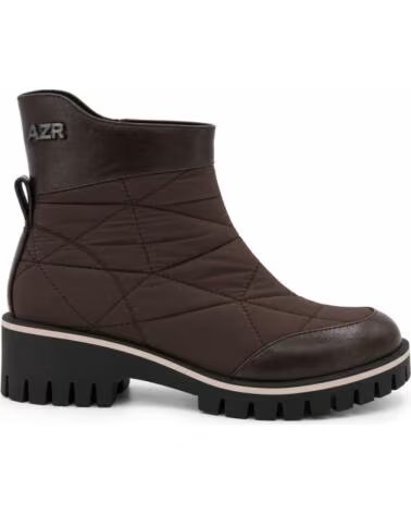 MONTEVITA IBIZA BRAUNE DAMEN STIEFELETTEN MIT REISSVERSCHLUSS UND PROFILSOHLE BROWN