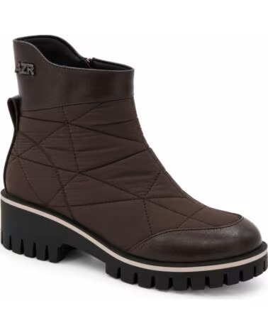 MONTEVITA IBIZA BRAUNE DAMEN STIEFELETTEN MIT REISSVERSCHLUSS UND PROFILSOHLE BROWN