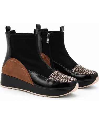 BOTINES CASUALES DE MUJER MONTEVITA LISBOANA BLACK
