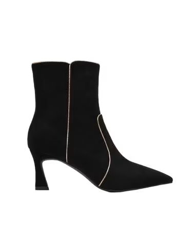 MONTEVITA NAPOLESZA BOTINES DE TACÓN EN ANTE NEGRO BLACK