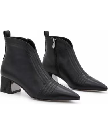MONTEVITA LIVORNO BLACK DAMEN STIEFELETTEN AUS LEDER IN SCHWARZ