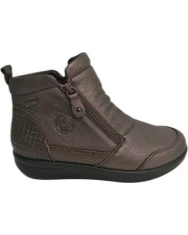LEATHER ANKLE BOOTS G COMFORT 6505Z BRONZE