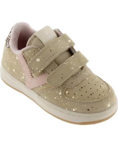 VICTORIA BASKETS FILLE TEMPS BRIDES CROÛTE FANTAISIE 1124131 BEIGE