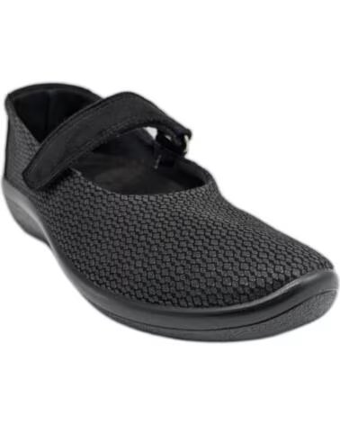 ARCOPEDICO ESTRELA ZAPATOS MARY JANE DE LICRA NEGRA NEGRO