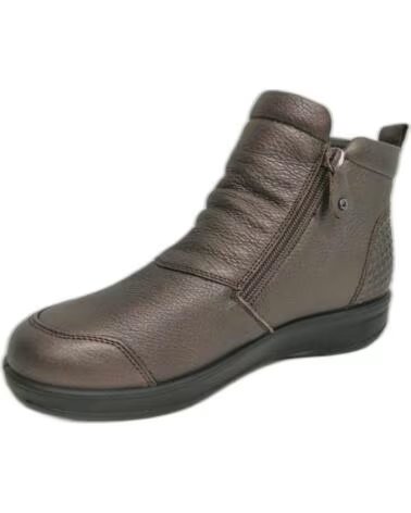 LEATHER ANKLE BOOTS G COMFORT 6505Z BRONZE