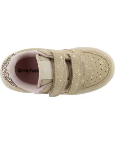 VICTORIA BASKETS FILLE TEMPS BRIDES CROÛTE FANTAISIE 1124131 BEIGE