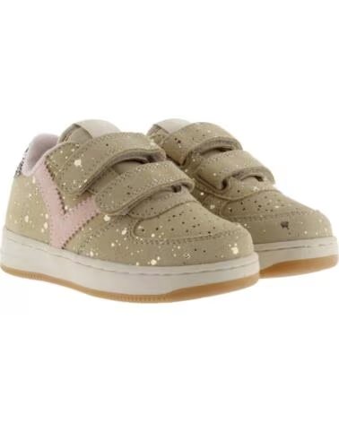VICTORIA BASKETS FILLE TEMPS BRIDES CROÛTE FANTAISIE 1124131 BEIGE
