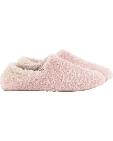 VICTORIA HOUSE SLIPPERS NORTE BORREGUITO TALONERA 1081129 PINK ROSA