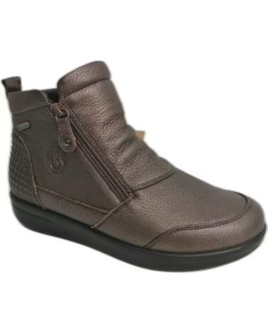 LEATHER ANKLE BOOTS G COMFORT 6505Z BRONZE