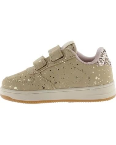 VICTORIA BASKETS FILLE TEMPS BRIDES CROÛTE FANTAISIE 1124131 BEIGE