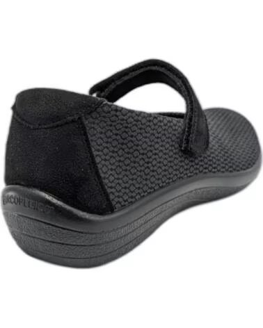 ARCOPEDICO ESTRELA ZAPATOS MARY JANE DE LICRA NEGRA NEGRO