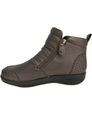LEATHER ANKLE BOOTS G COMFORT 6505Z BRONZE