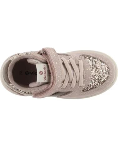 VICTORIA TÉNIS MENINA TEMPO TIRA E ELÁSTICO GLITTER 1124134 ROSA