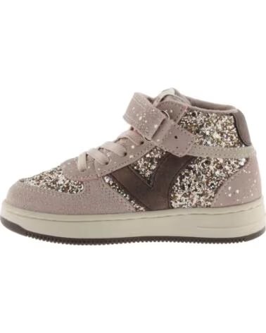 VICTORIA TÉNIS MENINA TEMPO TIRA E ELÁSTICO GLITTER 1124134 ROSA