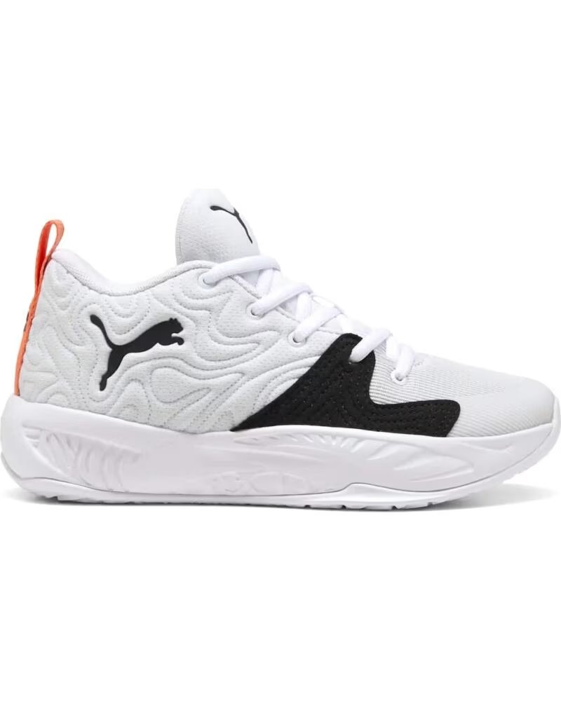 PUMA ZAPATILLAS COURT PRO 3 JUNIOR WHITE-BLACK 1
