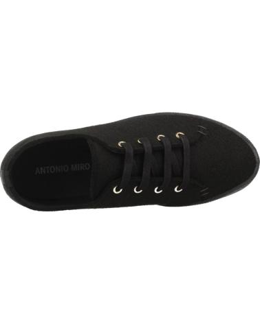 Zapatillas deporte de Mujer ANTONIO MIRO 326405 NEGRO