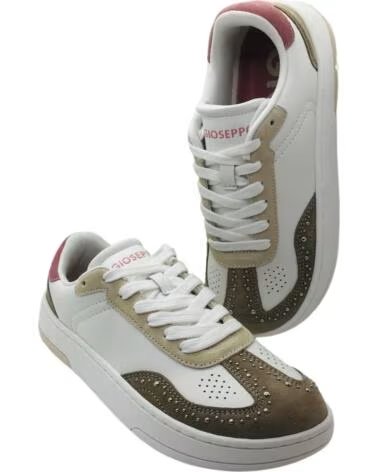 GIOSEPPO 80640 TÉNIS SNEAKER BAREFOOT PELE TAUPE MULHER