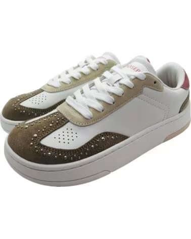 GIOSEPPO 80640 TÉNIS SNEAKER BAREFOOT PELE TAUPE MULHER