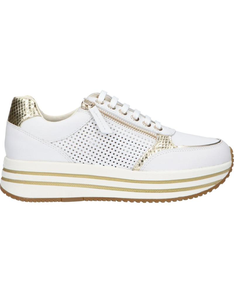 Sapatos Desportivos GEOX  de Mulher D35QHE 085KY D KENCY  C1327 WHITE-LT GOLD