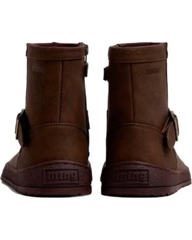 KINDER BAREFOOT STIEFELETTEN MUSTANG 49071 MOKA MARRóN