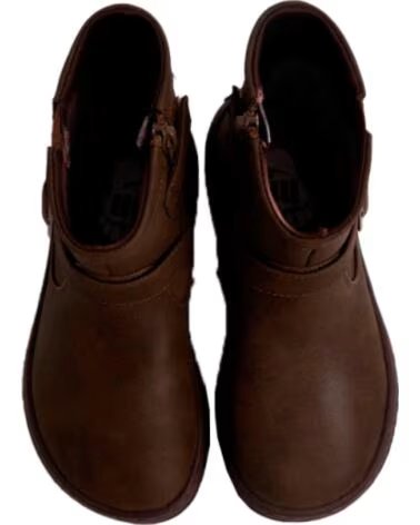 KINDER BAREFOOT STIEFELETTEN MUSTANG 49071 MOKA MARRóN