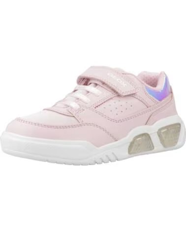 GEOX GIRLS SNEAKERS J ILLUMINUS GIRL C8W1Z PINK