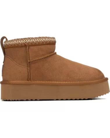 CARMELA Bota australiana para mujer 164192 Serraje CAMEL