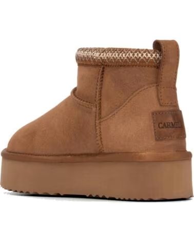 CARMELA Bota australiana para mujer 164192 Serraje CAMEL